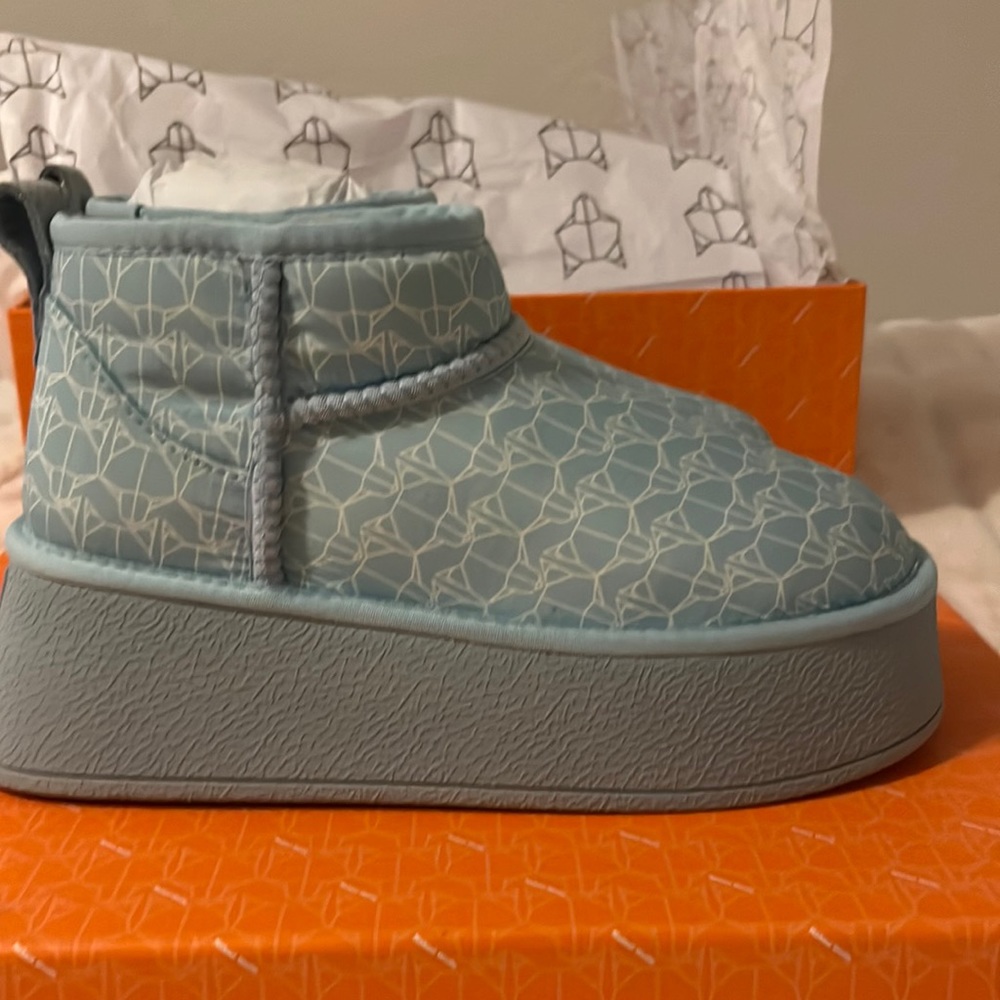 Naked Wolfe women boots winter blue baby